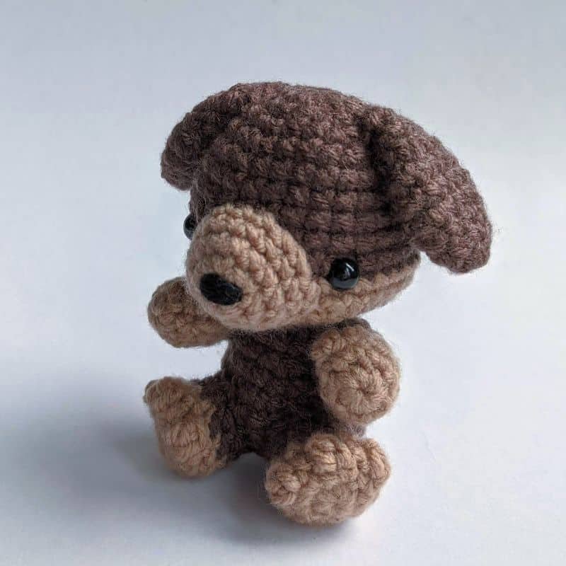 dog amigurumi